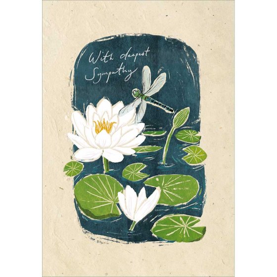 Woodmansterne 'Deepest Sympathies' Sympathy Card