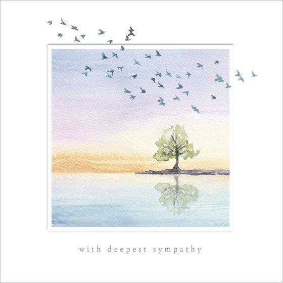 Woodmansterne 'You're In My Thoughts' Sympathy Card