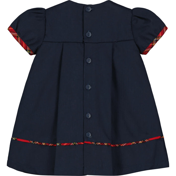 Emile et Rose Eliza Navy Baby Girl Party Dress