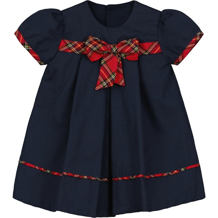 Emile et Rose Eliza Navy Baby Girl Party Dress