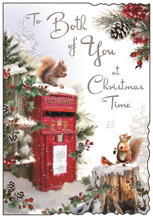Jonny Javelin 'To Both Of You Squirrels' Christmas Card