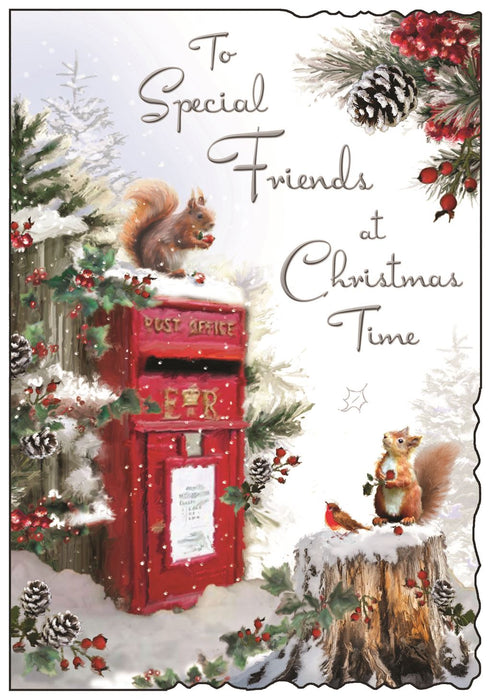 Jonny Javelin 'To Special Friends At Christmas Time' Christmas Card