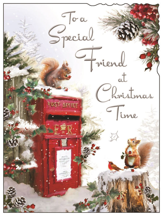Jonny Javelin 'To A Special Friend At Christmas Time' Christmas Card