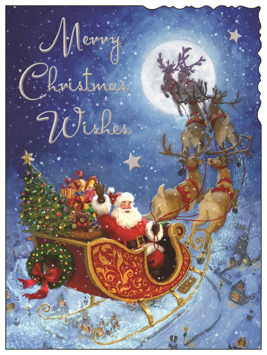 Jonny Javelin 'Merry Christmas Wishes' Christmas Card