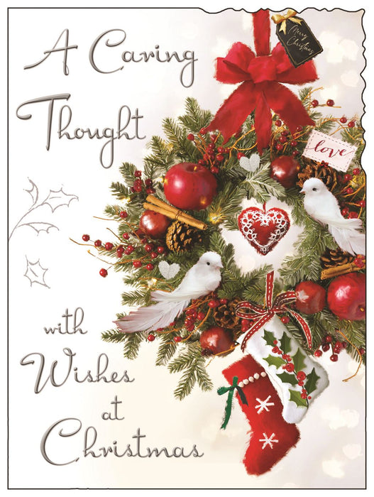 Jonny Javelin 'A Caring Thought' Christmas Card