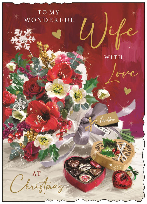 Jonny Javelin 'To My Wonderful Wife' Christmas Card