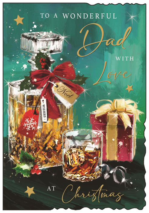 Jonny Javelin 'To A Wonderful Dad' Christmas Card