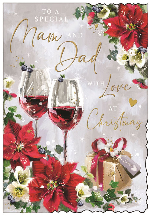 Jonny Javelin 'To A Special Mam & Dad' Christmas Card