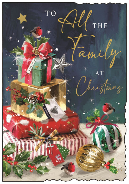 Jonny Javelin 'To All The Family' Christmas Card
