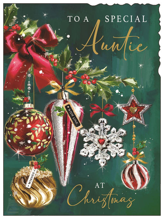 Jonny Javelin 'To A Special Auntie' Christmas Card