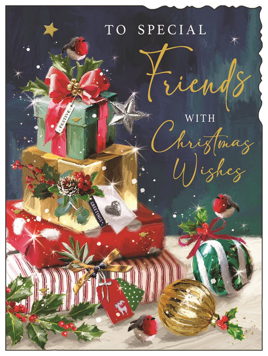 Jonny Javelin 'To Special Friends With Christmas Wishes' Christmas Card