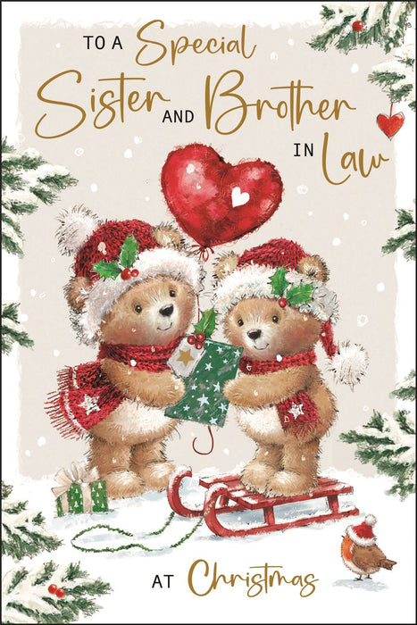 Jonny Javelin 'To A Special Sister And Brother In Law' Christmas Card
