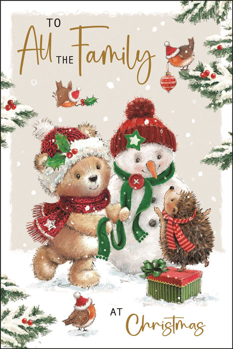 Jonny Javelin 'To All The Family' Christmas Card