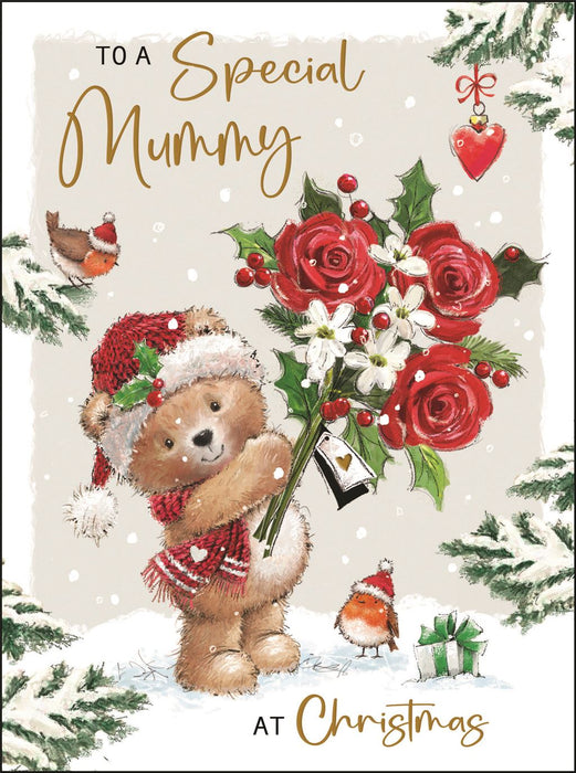 Jonny Javelin 'To A Special Mummy Topiary' Christmas Card