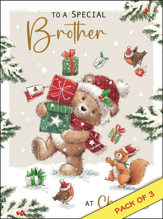 Jonny Javelin 'To A Special Brother Presents' Christmas Card