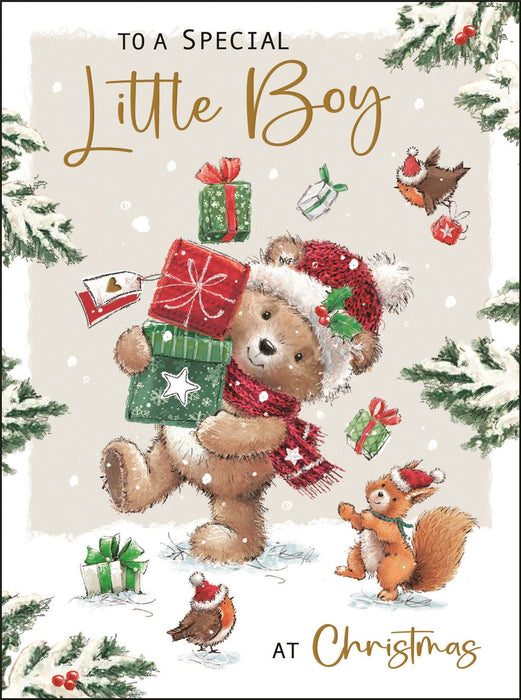 Jonny Javelin 'To A Special Little Boy' Christmas Card