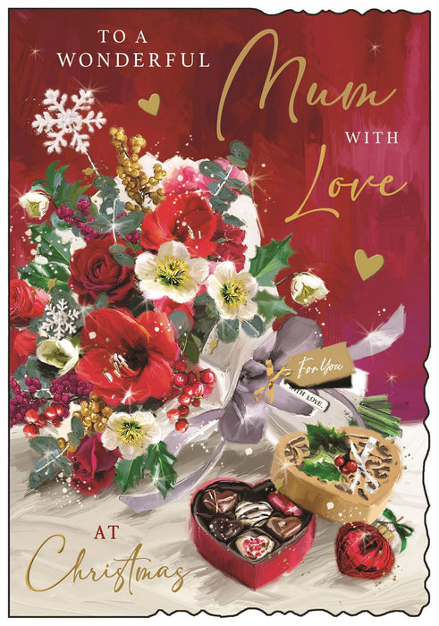 Jonny Javelin 'To A Wonderful Mum' Christmas Card