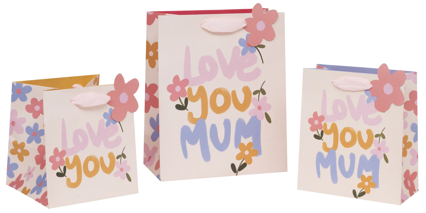 Glick Love You Mum Medium Gift Bag