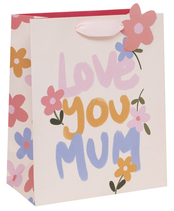Glick Love You Mum Large Gift Bag