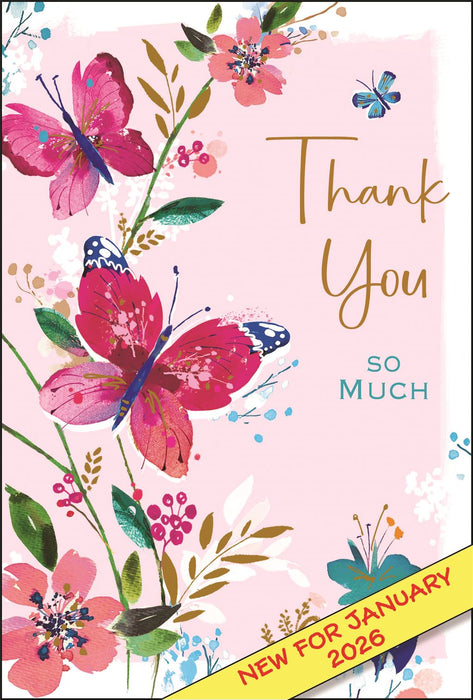 Jonny Javelin 'Thank You So Much ' Thank You Card
