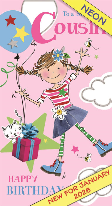 Jonny Javelin 'To A Special Cousin' Birthday Card