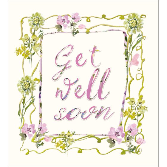 Woodmansterne 'Get Well Soon' Get Well Soon Card