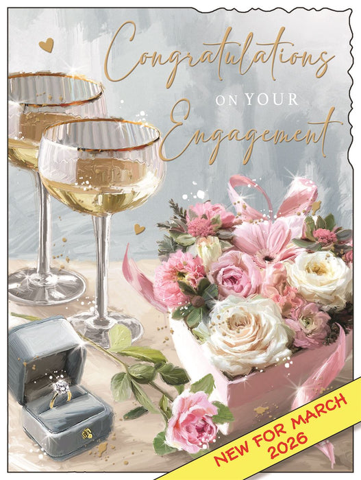 Jonny Javelin 'Congratulations On Your Engagement' Engagement Card