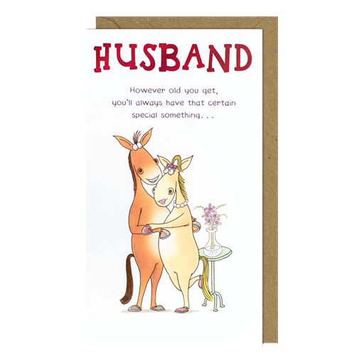 Paperlink 'Husband However Old You Get...' Birthday Card