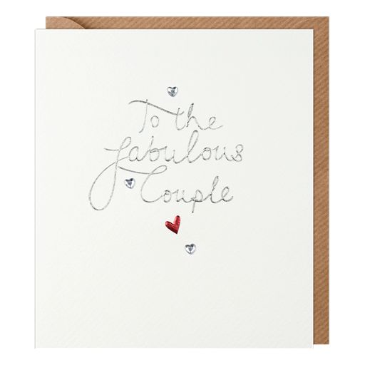 Paperlink 'To The Fabulous Couple' Wedding Card