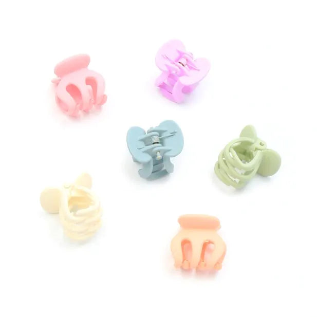 Molly & Rose 6 Pastel Mini Clamp Clips