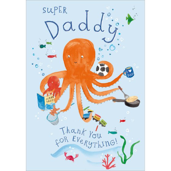 Woodmansterne 'Super Daddy' Father's Day Card