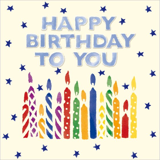 Woodmansterne Emma Bridgewater 'Birthday Candles' Birthday Card