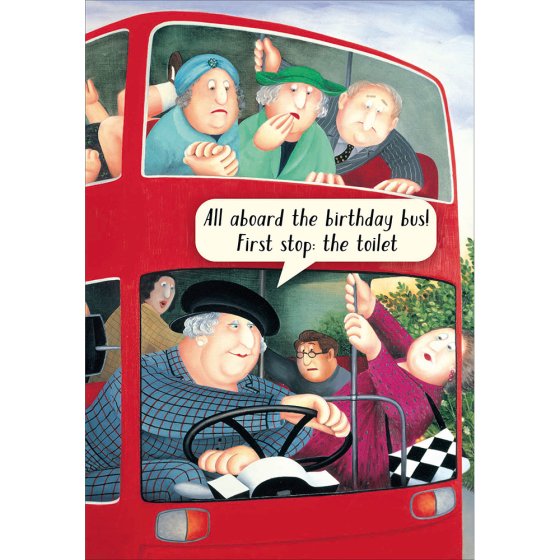 Woodmansterne 'Magical Mystery Tour' Birthday Card