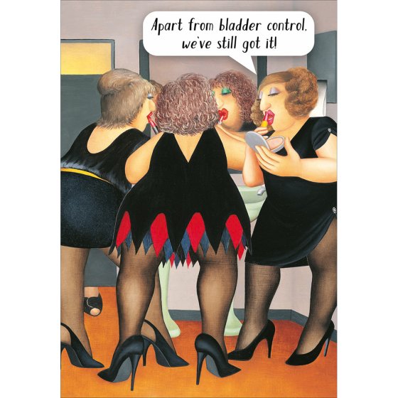 Woodmansterne 'Ladies Who Loo' Open Card
