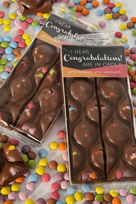 Cambridge Confectionery Company Happy Birthday Chocolate Mini Beans Barrel Bar