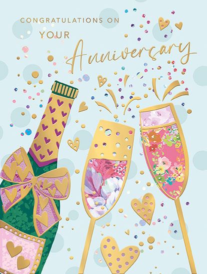 Words N Wishes 'Congratulations On Your Anniversary' Card