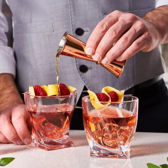 Double Jigger Spirit Measure - Rose Gold