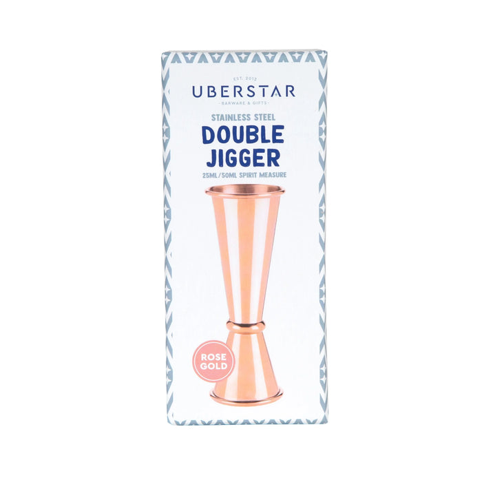 Double Jigger Spirit Measure - Rose Gold