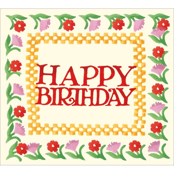 Woodmansterne 'Happy Birthday Flowers' Birthday Card