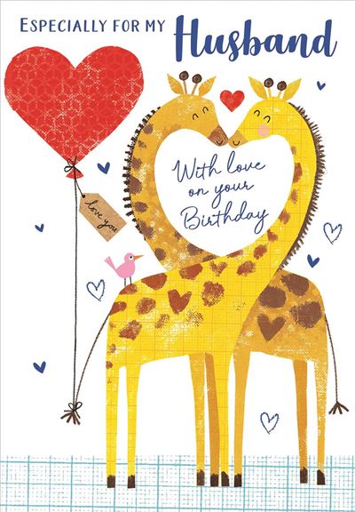 Nigel Quiney 'Especially For My Husband' Birthday Card