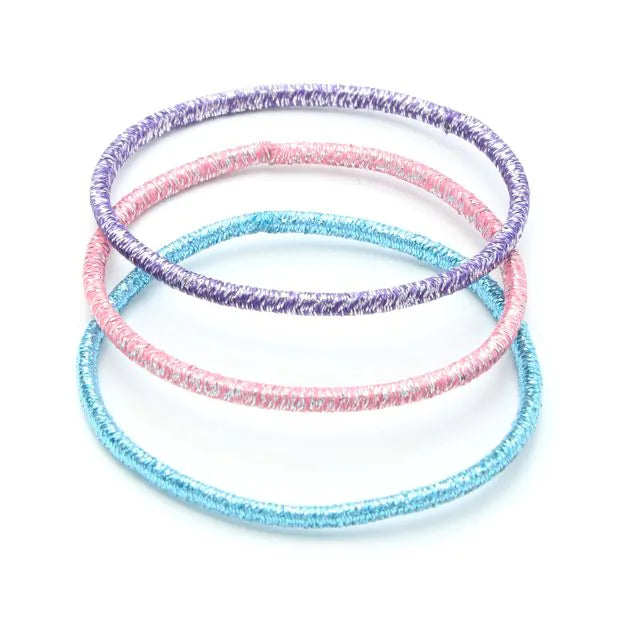 Molly & Rose Flower Sleepies with Glitter Elastics