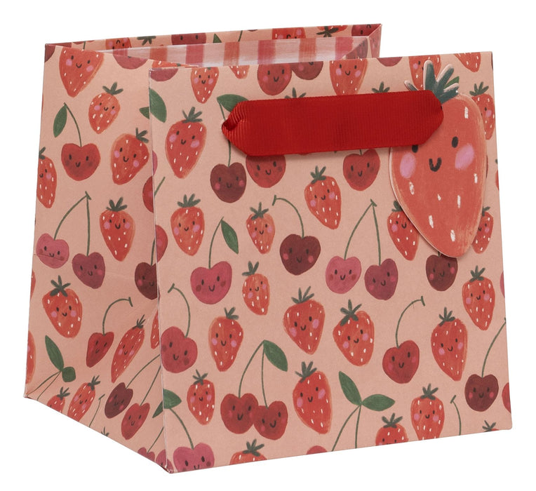 Glick Cherry Strawberries Short Gift Bag