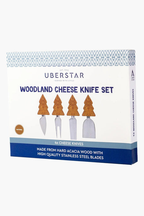 Uberstar Woodland Cheese Knife Set