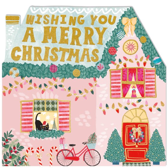 Woodmansterne 'Deck The Halls' Christmas Card