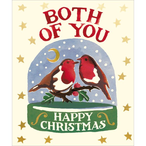 Woodmansterne 'Frosty Weather, Warm Hearts Season To The Both Of You' Christmas Card