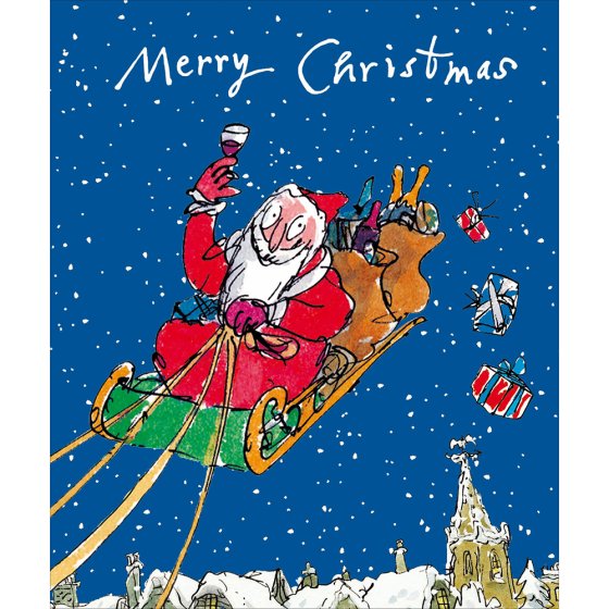 Woodmansterne 'Santa's Sleigh' Christmas Card