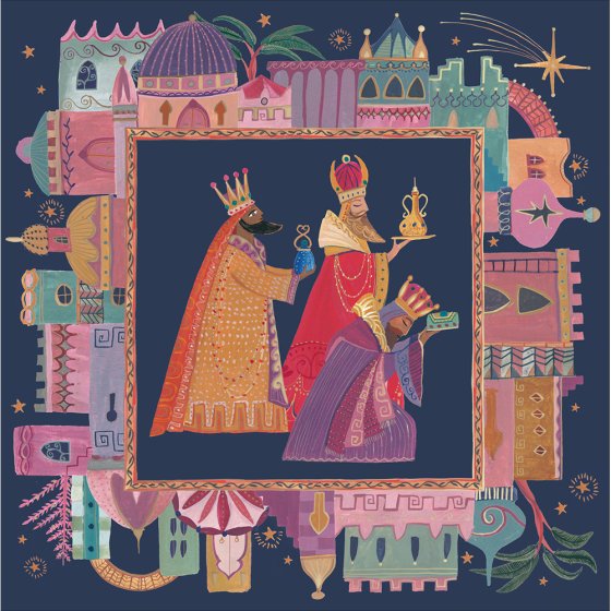Woodmansterne 'We Three Kings' Christmas Card