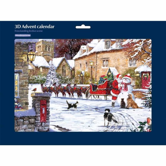 Woodmansterne 'Village Delivery' Advent Calendar