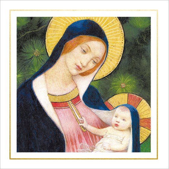 Woodmansterne 'Madonna of the Fir Tree' Christmas Card