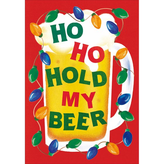 Woodmansterne 'Hold My Beer!' Christmas Card